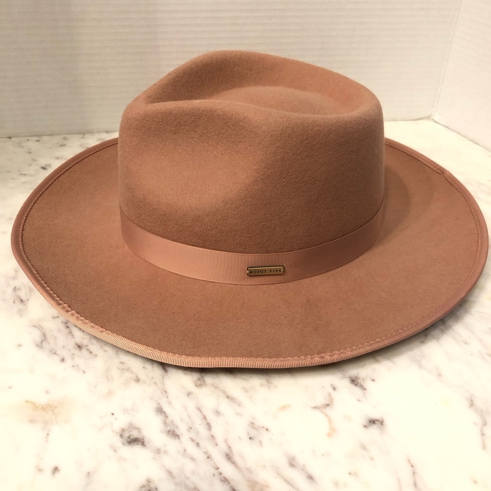 NWT Gigi Pip Monroe Rancher Hat in Dusty Pink Size 57 - Picture 4 of 12